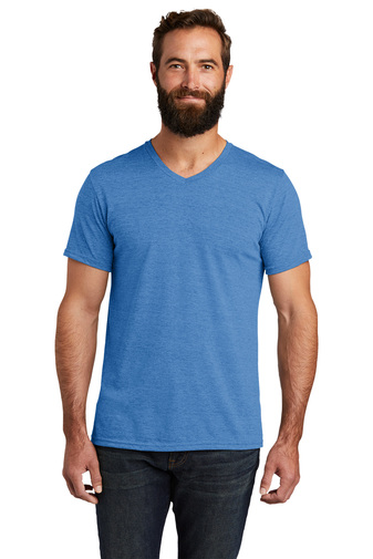 Allmade � Adult Unisex 4.2-ounce, 50% recycled polyester, 25% organic cotton, 25% modal Tri-Blend V-Neck T-shirt